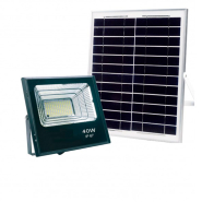 Прожектор LED LUXEL, на солнечных батареях з м/волновым датчиком движения, 40W, 6500K, IP65, SFL-40C