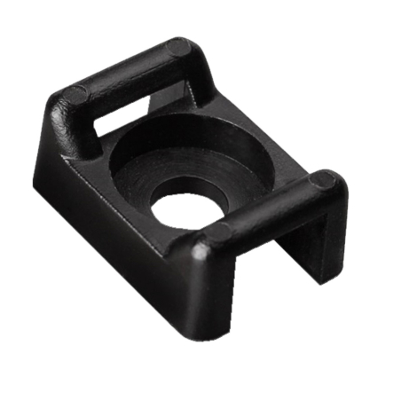 Площадка под винт для стяжки кабельной черная 12,7х17,8 (100 шт) TAKEL, 502256 - 1