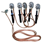 Заземление переносное для воздушных линий ЗПЛ-1-5/5 сечение 16мм², Украина