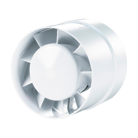 Вентилятор канальный осевой ВЕНТС 150 ВКО, АБС пластик, приточно-вытяжной, 0000218020 - 1