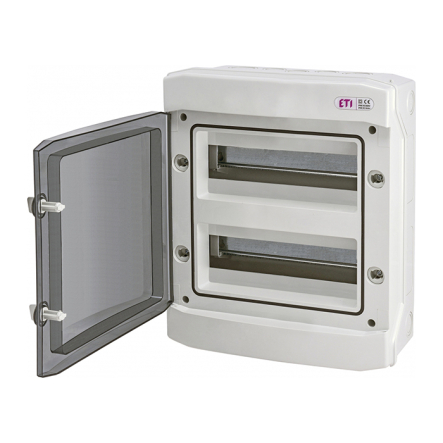 Щит пластиковий ETI ECH 24PT, 24 модулів, зовнішнього виконання, IP65, 1101063 - 1