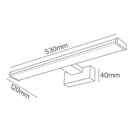 Подсветка для картин и зеркал HOROZ Electric LEYLEK-12 LED, 12W, 4200K, 850Lm, 040-016-0012-020