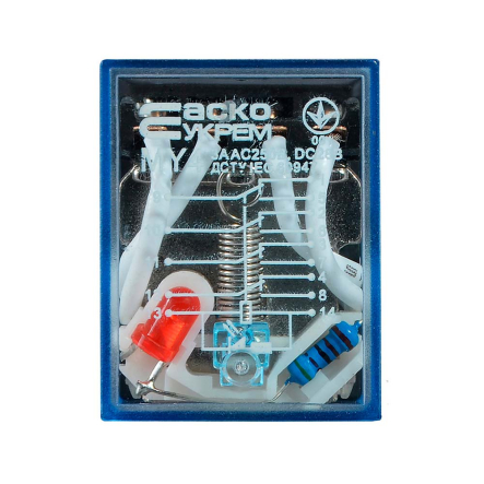 Реле промежуточное АСКО-УКРЕМ MY4 DC 12, A0090010025