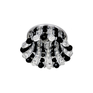 Светильник точечный Feron СD2120, MR16, GU5.3, 50W, прозрачный/черный/хром