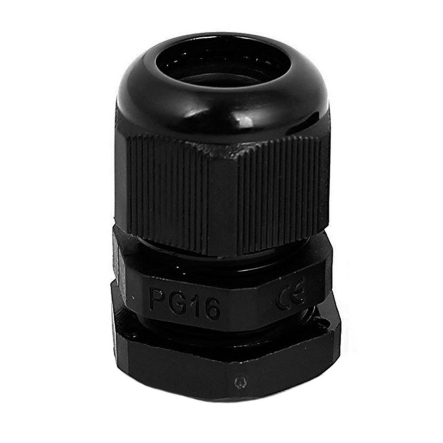 Сальник TechnoSystems PG 16, d10-14мм, IP68, черный, TNSy5502543 - 1