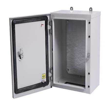 Бокс монтажный навесной Билмакс BW t=1,0-(300х300х200) IP54 У2 без панели, пласт. замок, Б00050963 - 1