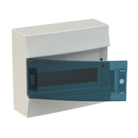 Щит распределительный ABB MISTRAL, 1SPE007717F0421, 12 модулей накладной, IP41 (прозрачная дверца)