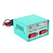 Автомобільне ЗУ 6V/12V 5А, з індикацією, AC 200V-240V, DC 6V-12V/0.9A + крокодили