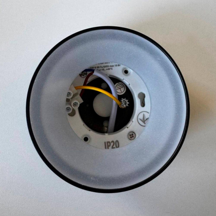 Светильник накладной Ardero ML403 под лампу GX53, IP20, чёрный, круг 100х50мм