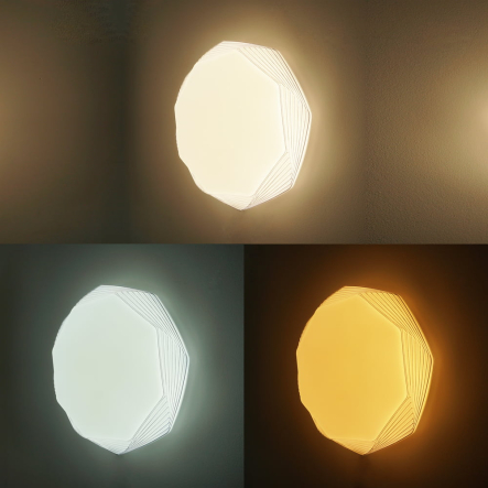 Светильник VIOLUX Smart CASKAD, 40W, 3000-4500-6000К, 2800Lm, 400 мм, круг, белый, 210163