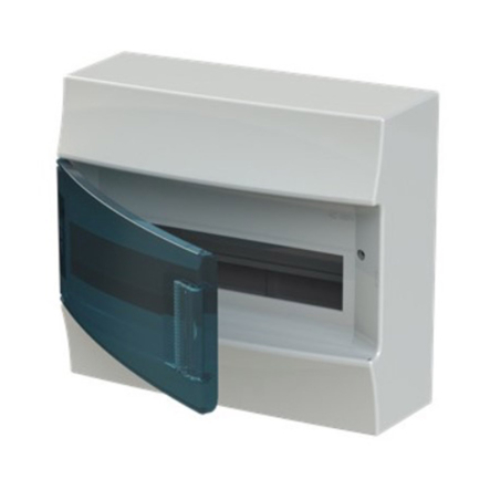 Щит розподільчий ABB MISTRAL, 1SPE007717F0421, 12 модулів накладний, IP41 (прозорі дверцята) - 1