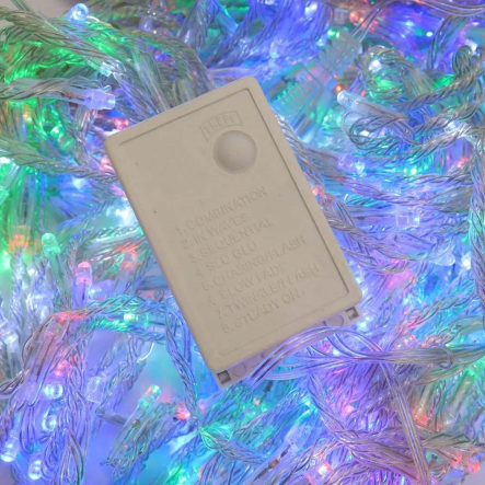 Гирлянда LED Штора от сети, 3x3м, 480 LED, RGB / LED новогодняя гирлянда на окно ВОДОПАД