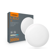 Світильник аварійний акумуляторний VIDEX, VL-CLR-EM300-2, 15-30 Вт, 2700-6500K, 220 В, IP44, накладний, з датчиком руху