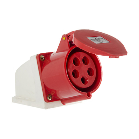 Гнездо стационарное АСКО-УКРЕМ, ECO016010024, ГС 32А/5 3P+N+PE (ECO-125) - 1