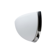 Світильник настінний OSMONT, NELA 244, E27, 1x60W, IP 43, 250 мм, півколо, срібло