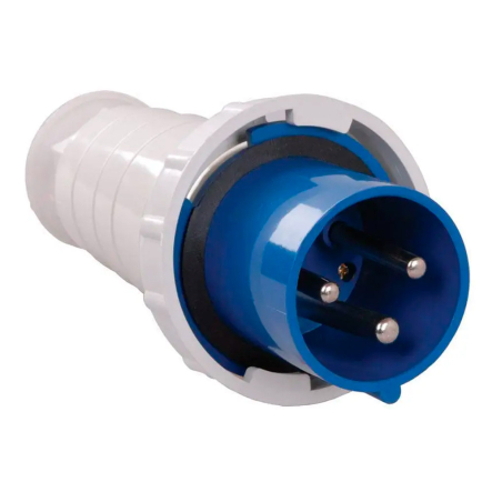 Вилка переносна TNSy 033, 2P+PE, 63А, 220В, IP67, 5500438 - 1