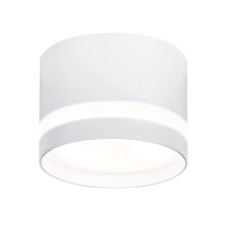 Светильник точечный накладной-врезной MAXUS Downlight Base MAX-GX53-WH, GX53 White 2in1, 82х60мм