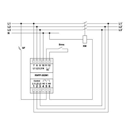 Реле напряжения Новатек-Электро РНПП-302М1/RNPP-302M1, NTRNP302M