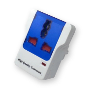 Переходник - адаптер с индикатором Lemanso LMA7301, белый + синий /оранжевый