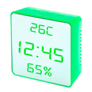 Часы VST-887Y-4, зеленые, USB