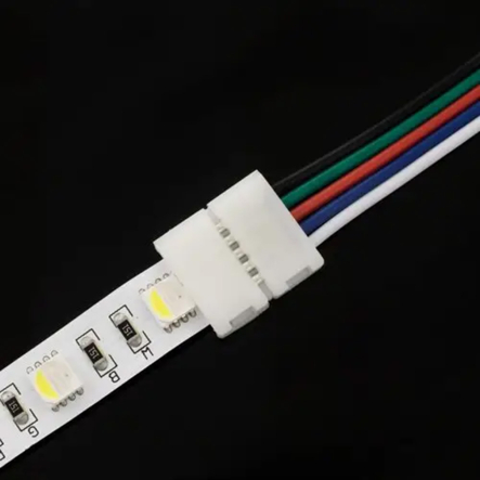 Коннектор для светодиодных лент SC-22-SW-15-5 10mm RGBW 2joints wire (проволока-2 зажим)