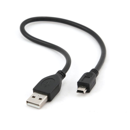 Кабель Cablexpert CCP-USB2-AM5P-1, USB 2.0, A папа / mini USB 5-пин папа, 0.3 м, премиум