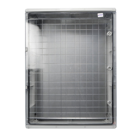 Корпус АБС-пластик АСКО-Укрем, ударостойкий, с монтажной панелью, прозрачные дверки, 60*80*28, ІР65, A0270010033