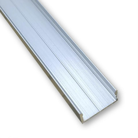 Профіль алюмінієвий BIOM ЛП7, 6х15, 5, анодований матовий, 2м, без розсіювача - 1