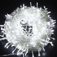 Гирлянда LED "Нить" от сети 25м, 300LED прозрачный шнур RD-7145, Белая
