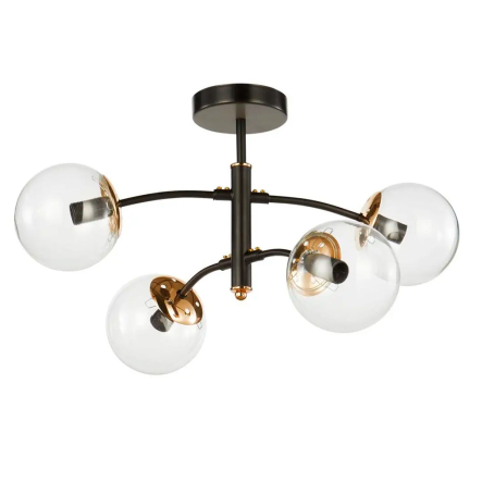 Люстра VALESO V 70275-2+2 BK+FG - 1