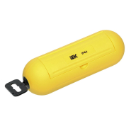 Бокс для защиты кабельного соединения IP44 желтый IEK