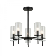 Світильник Ardero BL1750-1ARD CHICAGO, під лампу E14х5, ⌀450х470мм, чорний