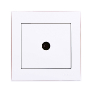 Розетка Lezard RAIN ТВ конечная, белая, 703-0288-130