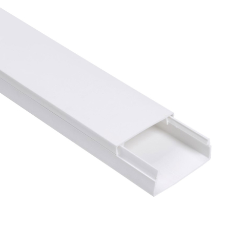 Канал кабельный ECOLINE, IEK, CKK11-060-040-1-K01-018, 60*40 мм, белый - 1