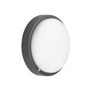 Светильник LED Violux ATOM UA 12W, 5000K, 1200Lm, IP54, 170х50 мм, антрацит