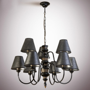 Люстра N&amp;B Light &quot;ЖАКЛІН&quot; 14409, 9хЕ14, D 730 мм, H 1005/700 мм