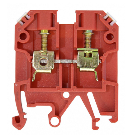 Клеммник винтовой JXB-4х35 красный, АСКО-УКРЕМ, A0130010034