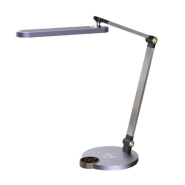 Настільна лампа SIRIUS BL-1131-C metallic grey 9W, бездротова зарядка
