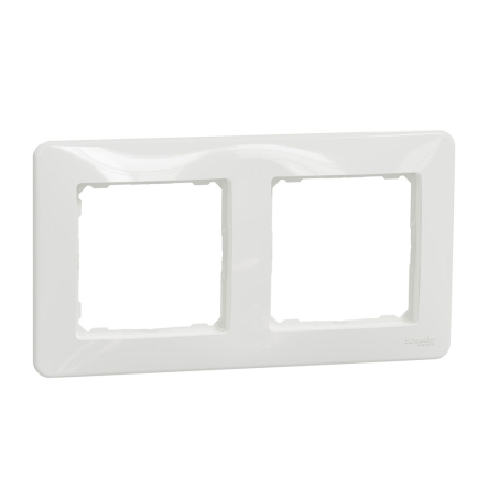 Рамка 2-постова Schneider Electric Sedna Design, біла, SDD311802 - 1