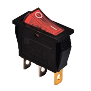 Переключатель TNSy5500838, AC 240 В, 15 A, KCD3-101N R/B, красный, с подсветкой