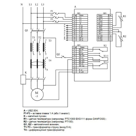 Универсальный блок защиты электродвигателей Новатек-Электро УБЗ-304