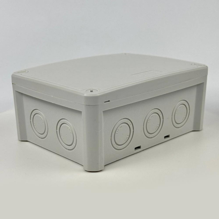 Коробка распределительная СКІМ B1102014, 163х123х68 (КH160), без отв. IP67, серая