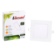 Светильник LED встраиваемый LEZARD, 6W, 6400К, 470Lm, квадрат, 120х120мм, 464RКP-06