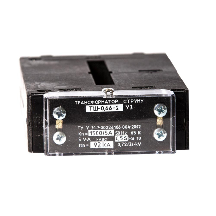 Трансформатор тока ТШ-0,66-2, 1500/5 (0,5) без шины, Украина - 1