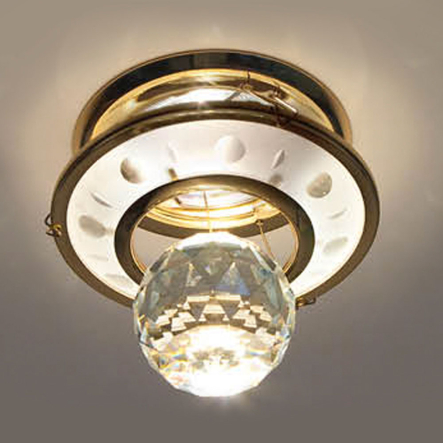 Светильник точечный Feron DL4171, MR16, GU5.3, 12V, 50W, капелька, золото - 1