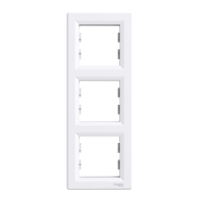 Рамка 3-постова, вертикальна, Schneider Electric ASFORA, біла, ЕРН5810321