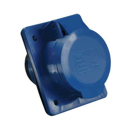 Розетка прихована IEK 423, 2Р+Е, 32А, 220В, IP44, PSR41-032-3 - 1