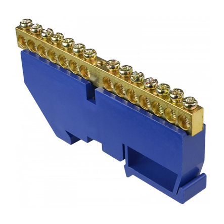 Нулевая шина с изолятором на DIN-рейку АСКО-УКРЕМ ВС - 4А 14, A0150120052