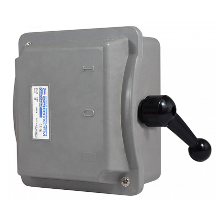 Рубильник АСКО-УКРЕМ QS5-30A, 1-0 врубний на 30А, A0100010004 - 1