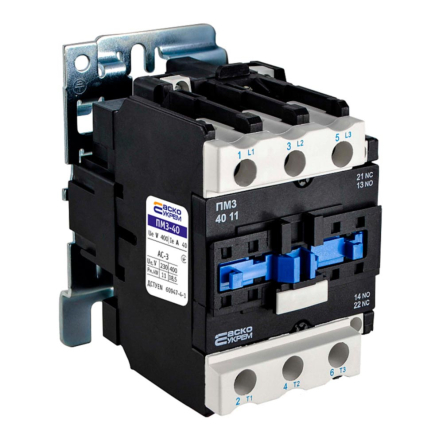 Магнітний пускач АСКО-УКРЕМ ПМ 3-40 D7 42B (LC1-D4011), A0040010163 - 1